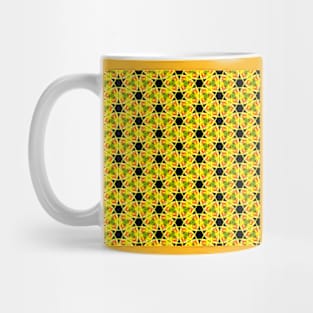 Yellow links pattern Mug